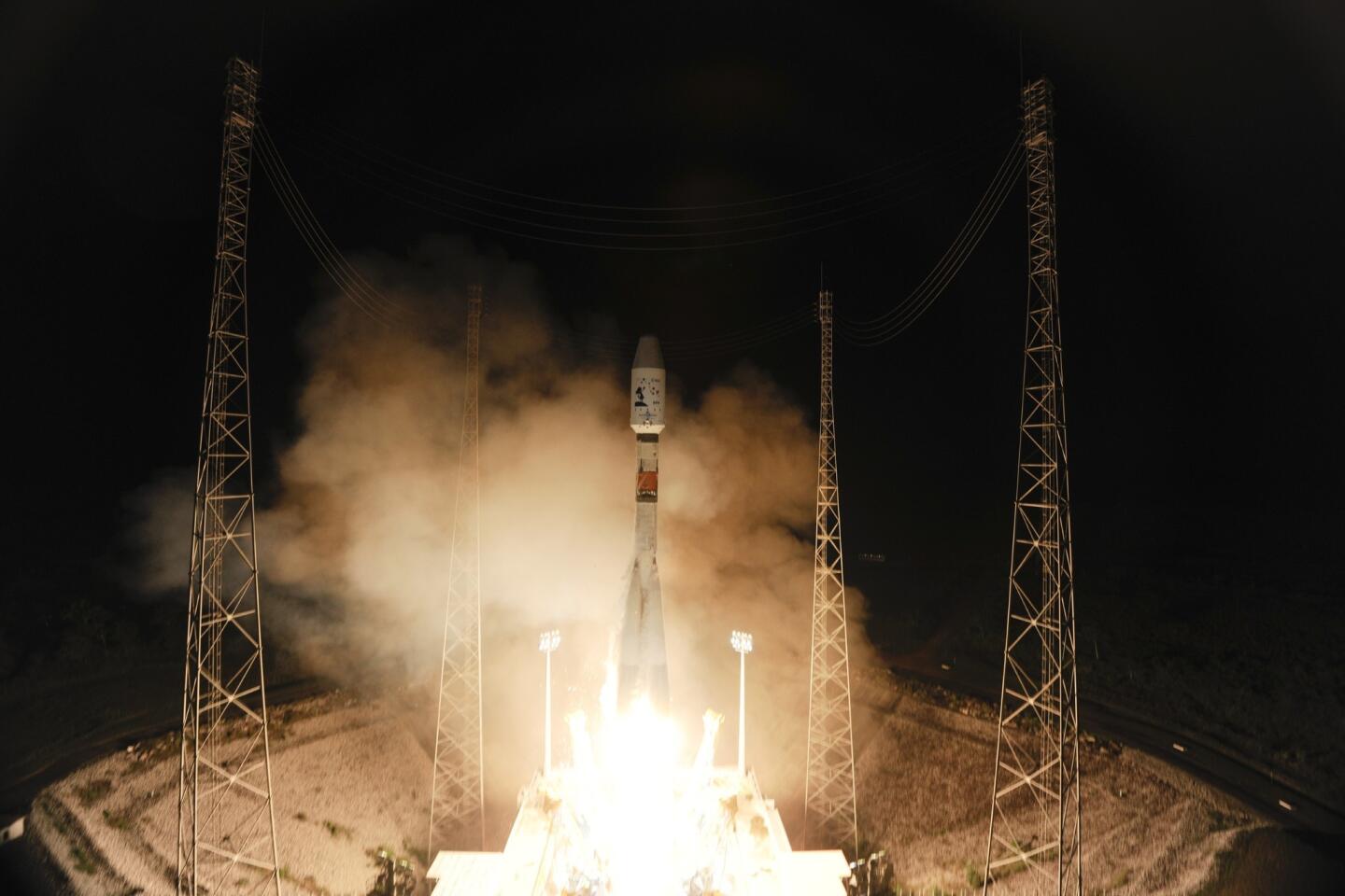 European satellite launch