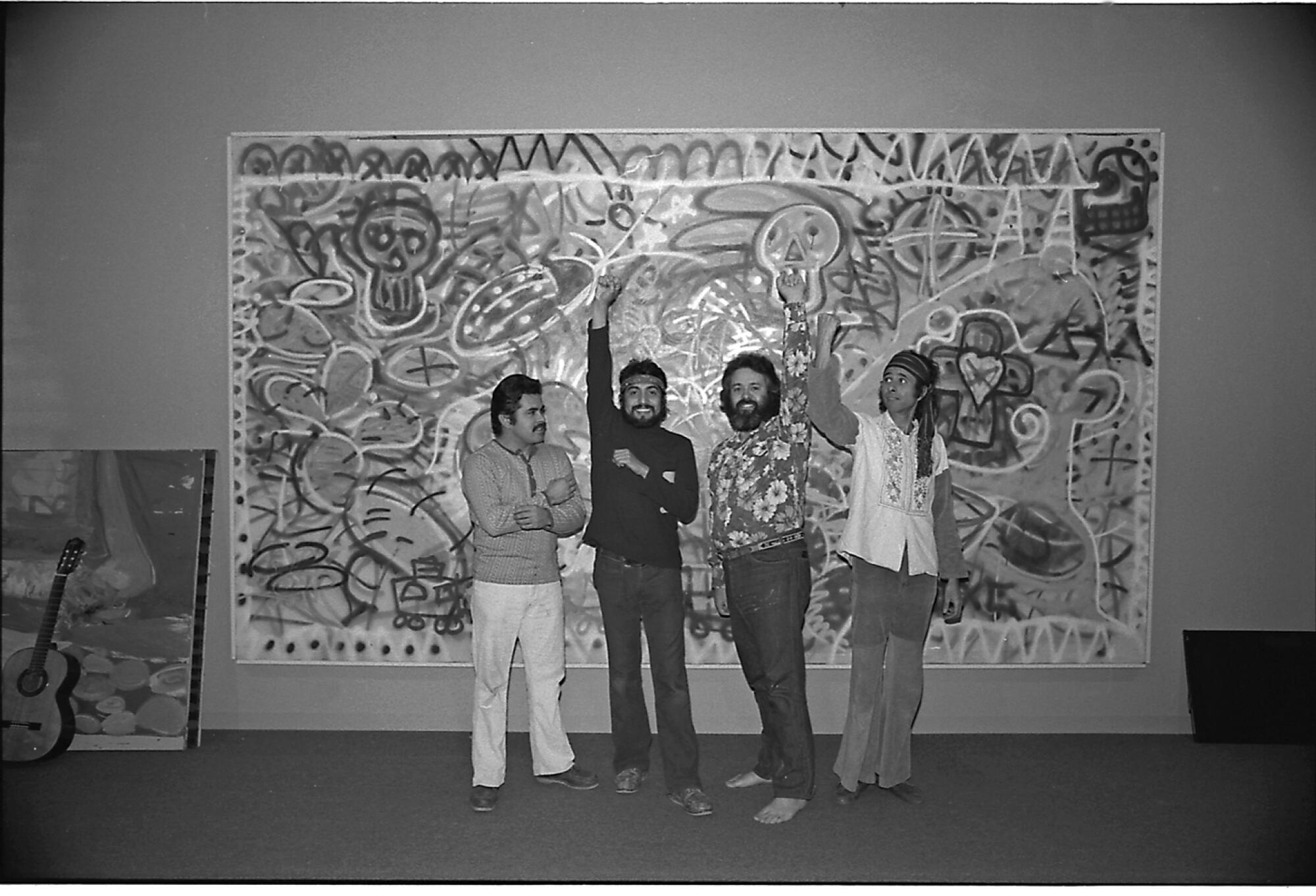 Members of Los Four in 1974.