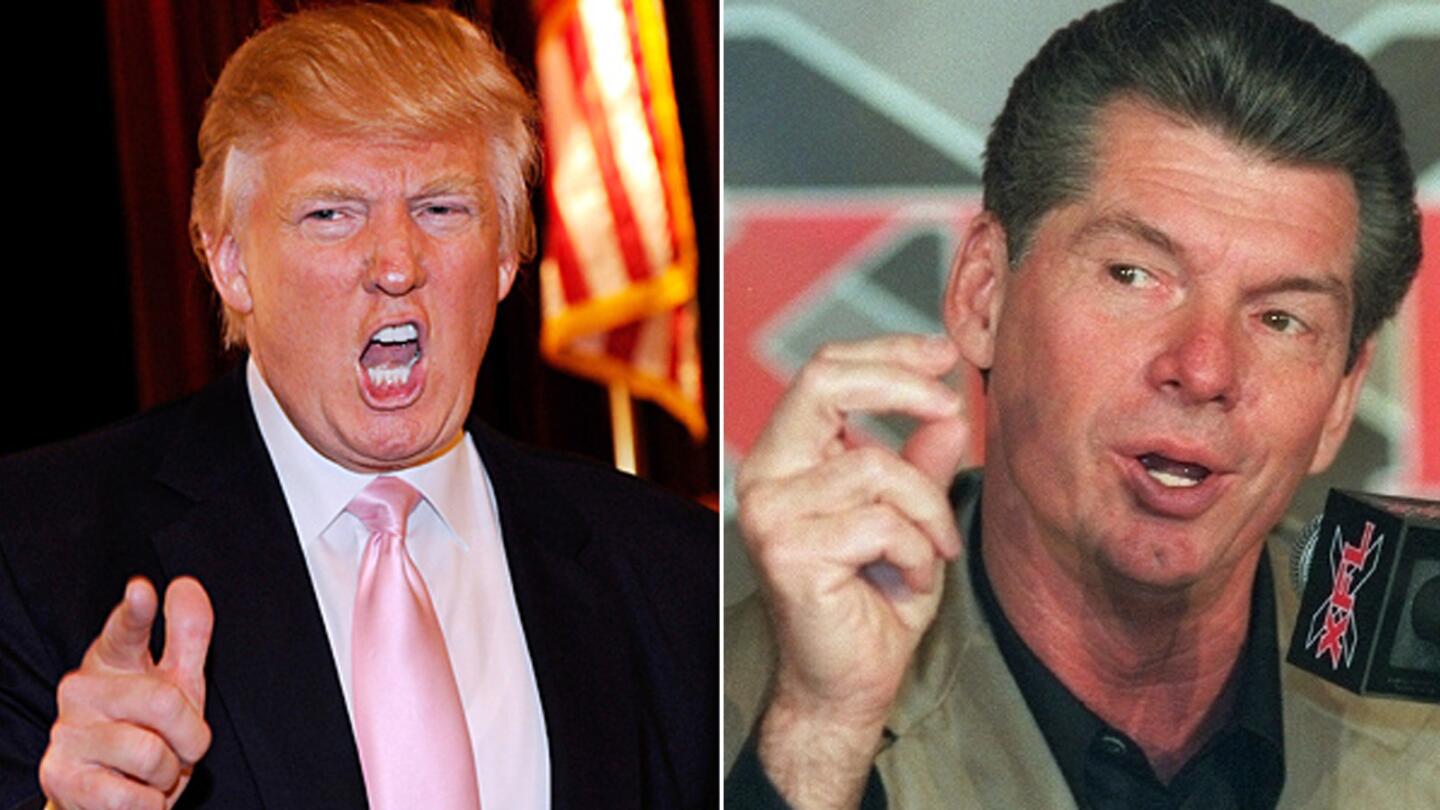 Donald Trump versus Vince McMahon