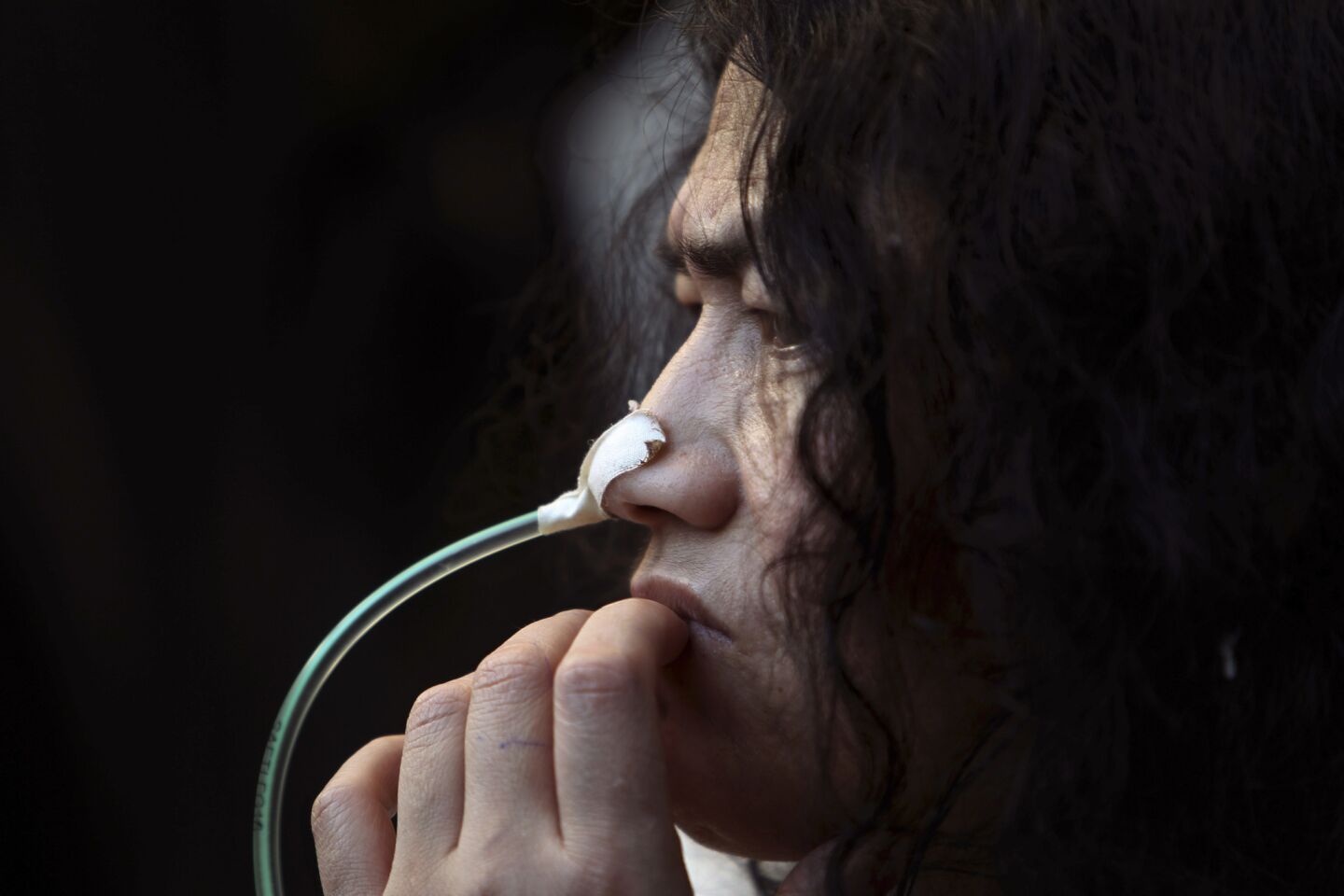 Irom Sharmila attends a news conference in New Delhi in March 2013 after being charged with attempted suicide over her hunger strike.