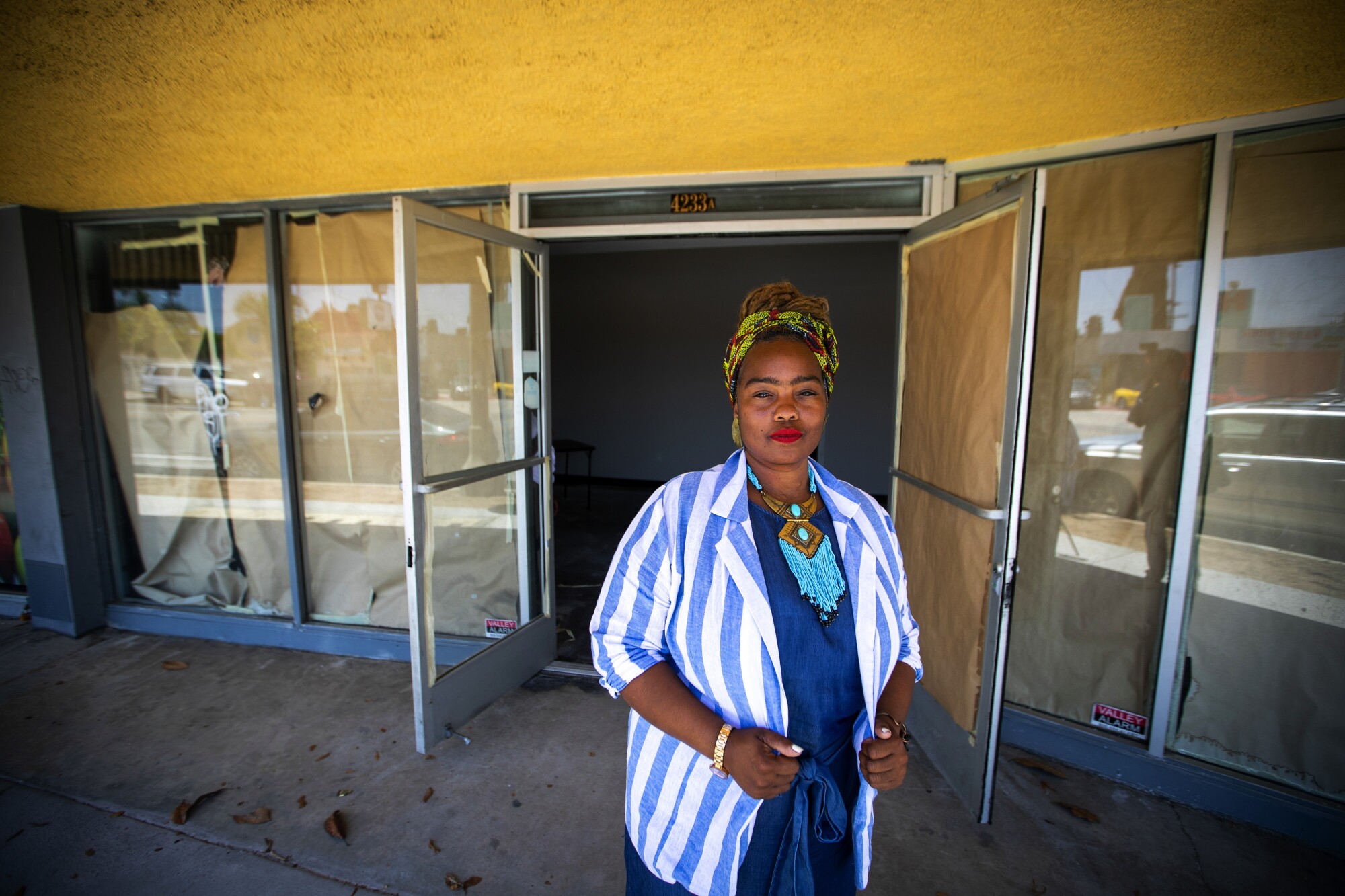 Kika Keith waits to open her dispensary in L.A. 