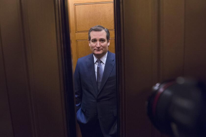Sen. Ted Cruz (R-Texas) is a candidate for president and one of the medically uninsured.