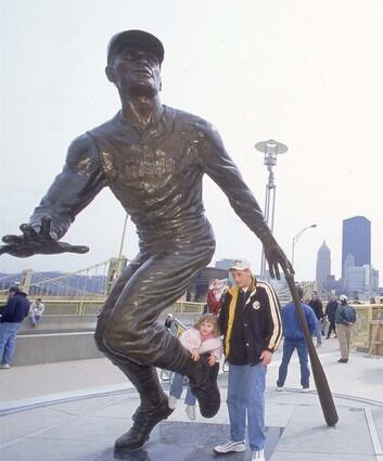 Baseball statues - Los Angeles Times