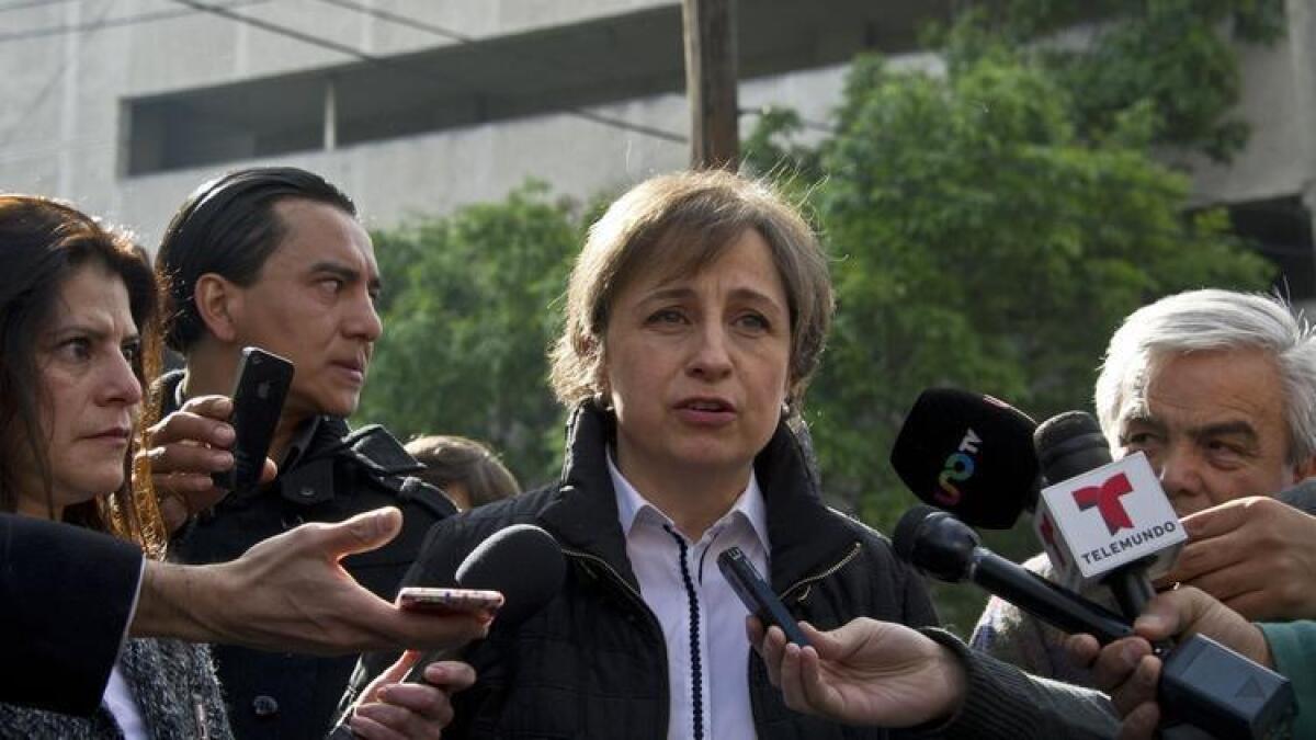 La periodista mexicana Carmen Aristegui obtuvo un primer triunfo legal en su causa contra MVS por su despido.