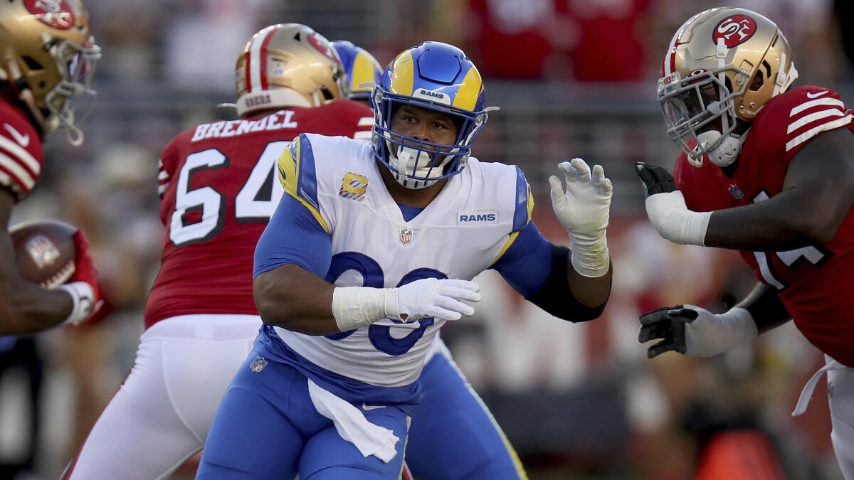 Rams vs. 49ers: 4 players who will have had big days if L.A. beats S.F. -  Turf Show Times
