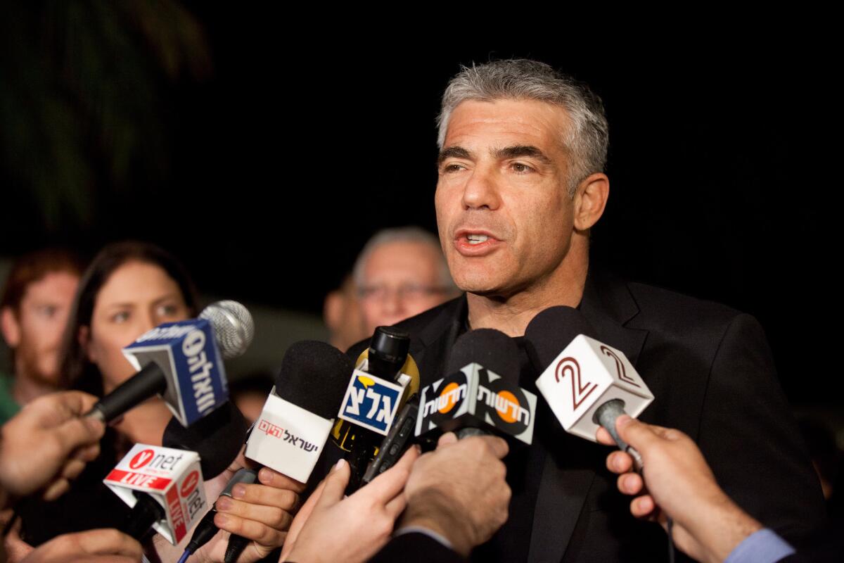 Yair Lapid, leader of the Yesh Atid party, won votes from moderate Likud members who hoped he would soften Benjamin Netanyahu's policies.
