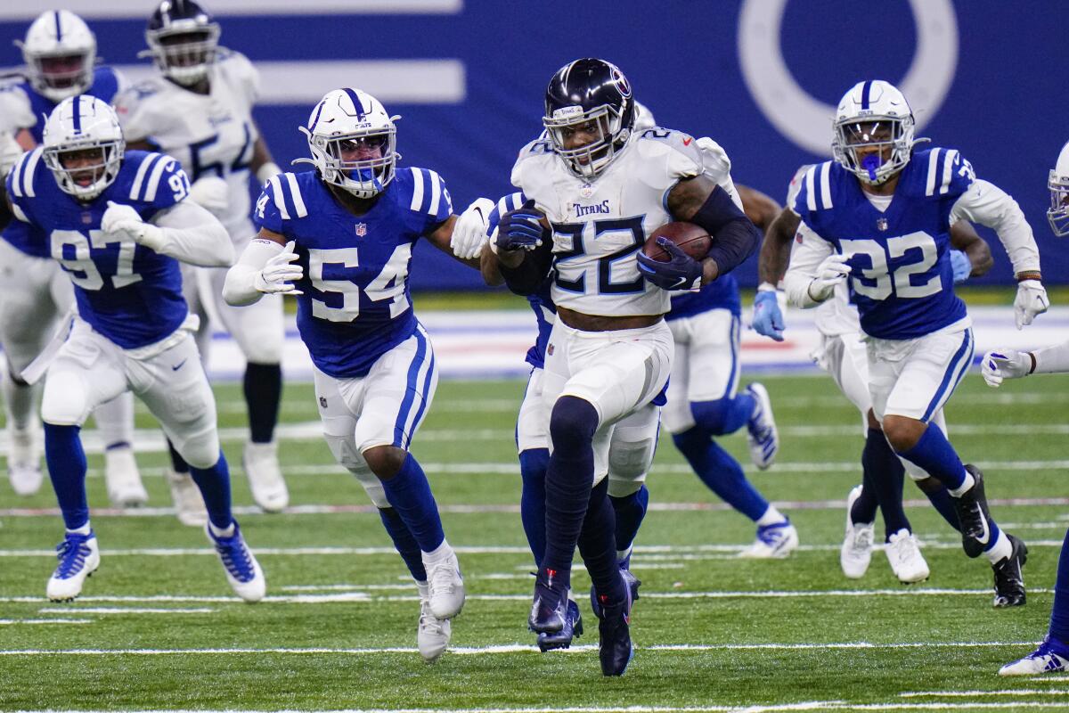 NFL Week 12 scores: Derrick Henry leads Titans past Colts - Los Angeles  Times