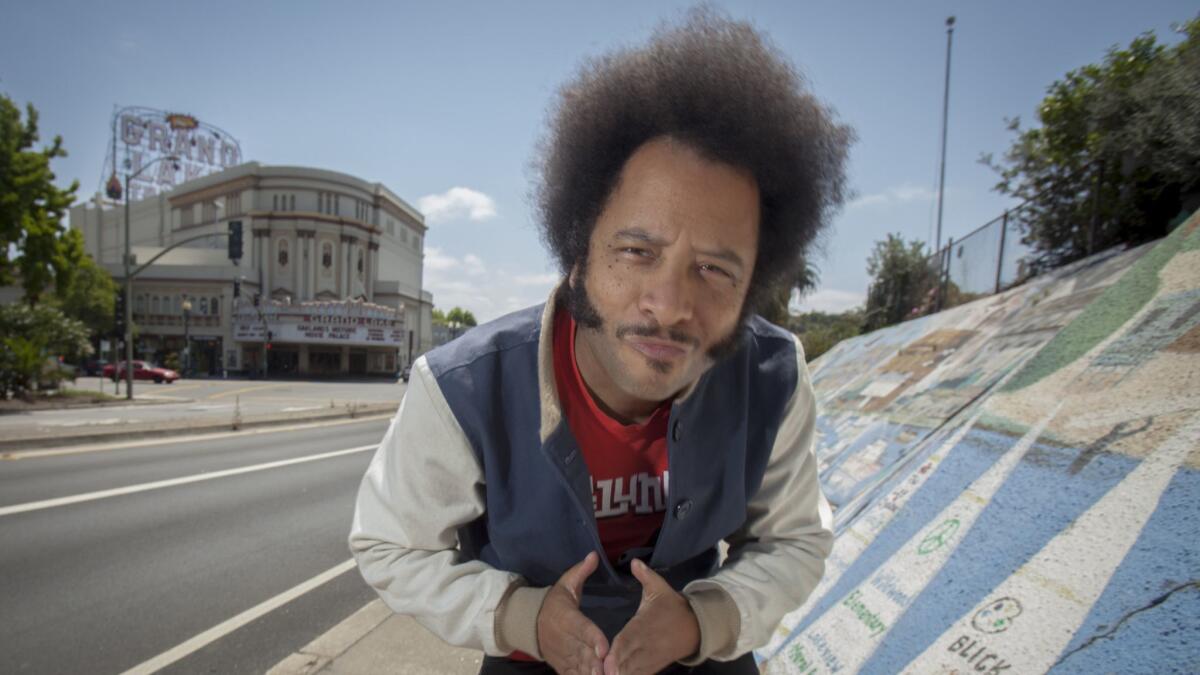 Oakland of filmmaker Boots Riley of "Sorry to Bother You" in Oakland, CA, USA 7 Jun 2018.