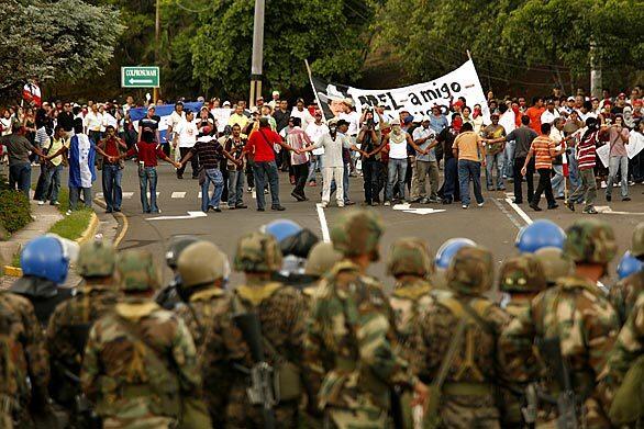 Political tensions in Honduras