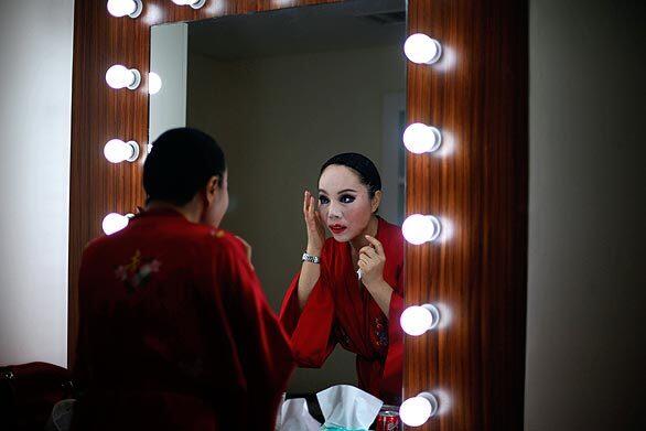 A singer prepares to perform in Puccini's "Turandot" in May during the 2009 Beijing Opera festival at the National Center for the Performing Arts. In the 1960s and 70s, when opera was deemed a capitalist indulgence, Puccinis Turandot was the most despised. Many Chinese thought the opera insulting, with its depiction of a despotic Chinese princess who has her suitors beheaded if they can't answer three riddles.
