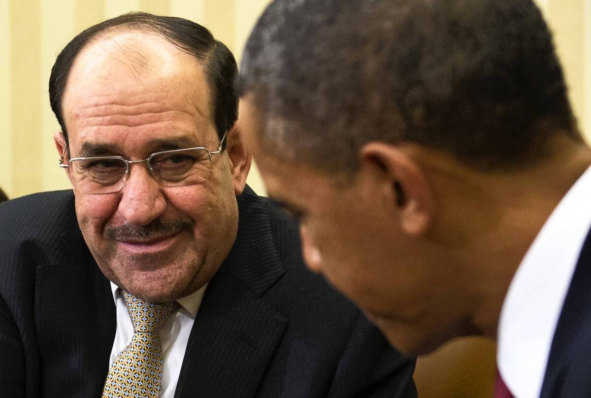 Iraqi Prime Minister Nouri Maliki meets with President Obama in the Oval Office. The deadly resurgence of Al Qaeda in Iraq has prompted the U.S. to announce increased military aid to Baghdad.