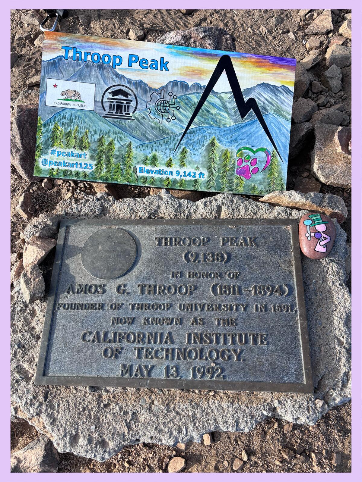 Um sinal oficial e não oficial que marcou o topo da explosão.