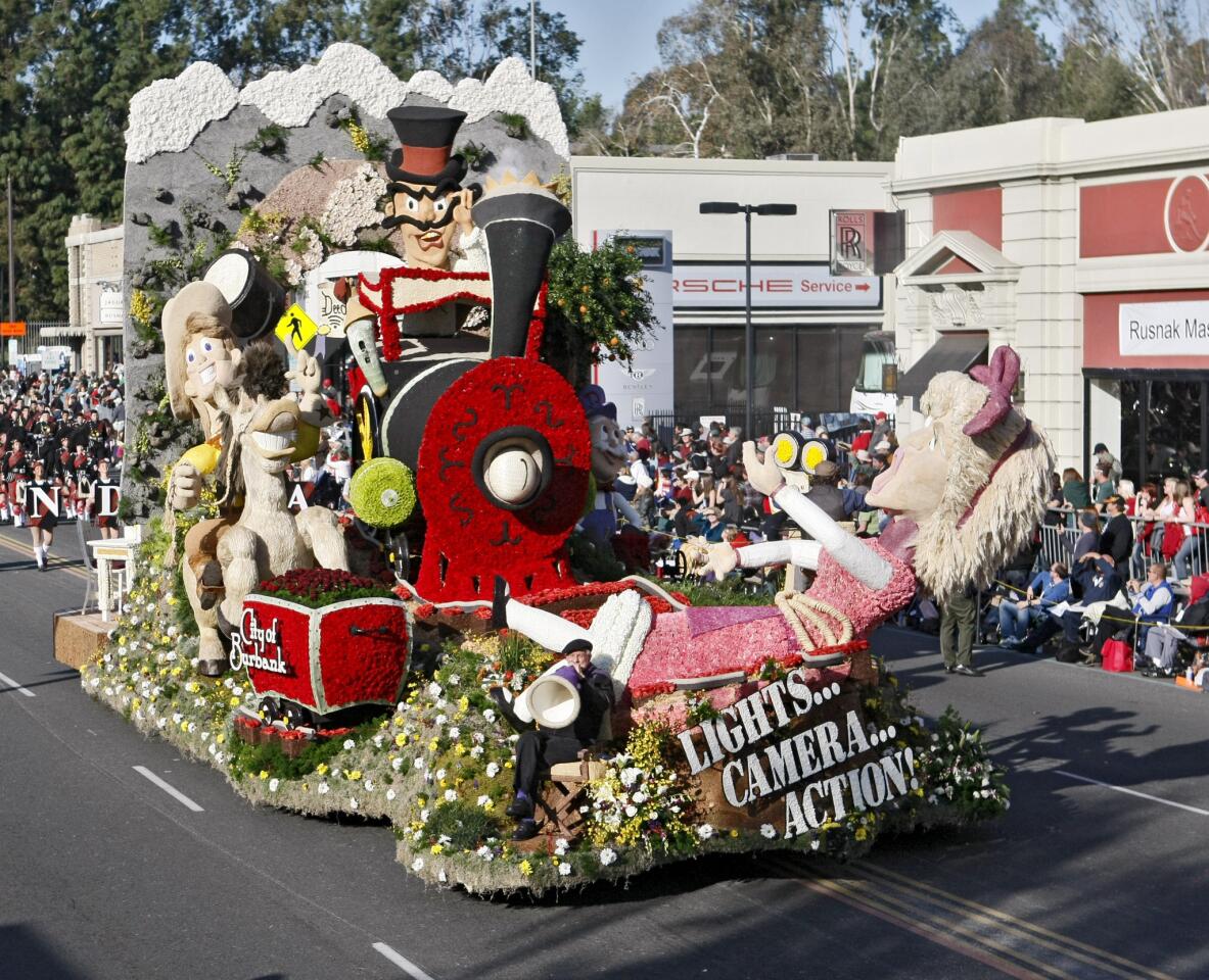 Burbank Rose Parade float