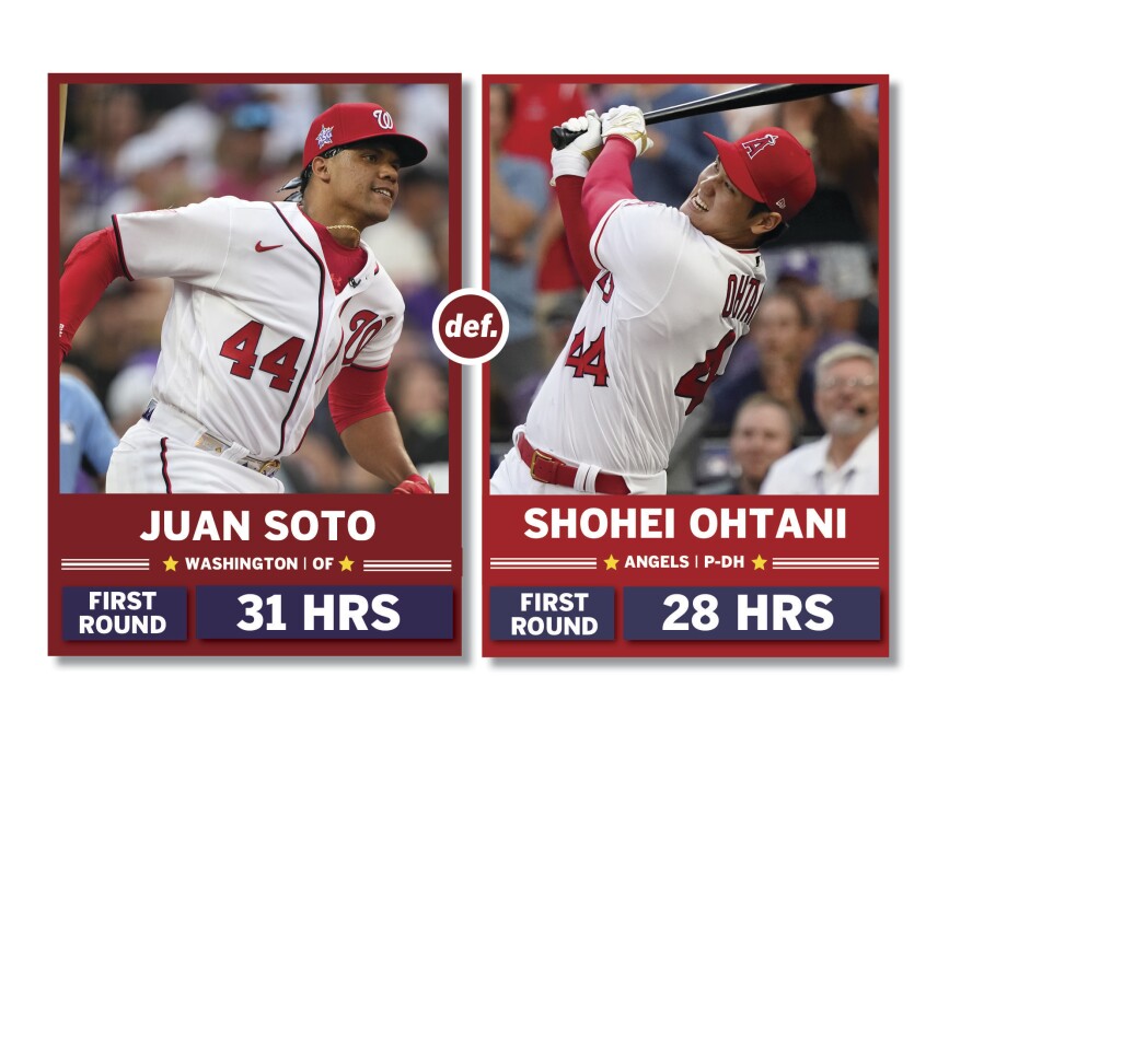 Juan Soto defeated Shohei Ohtani in the first round of the 2021 MLB Home Run derby.