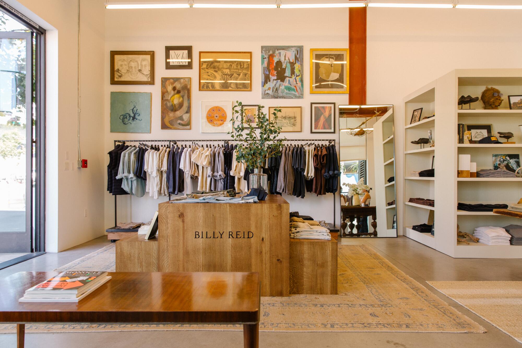 Billy Reid pop up in Culver City, CA.