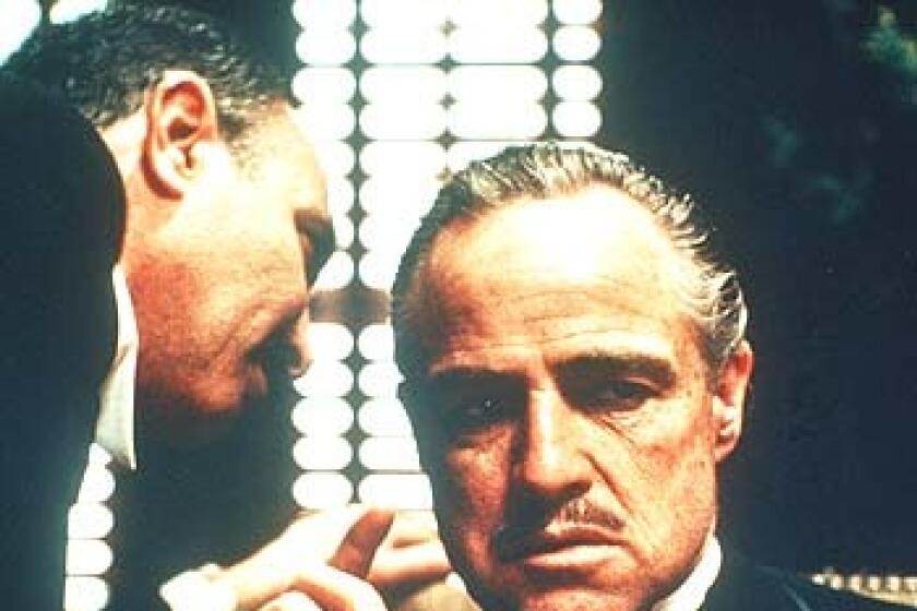 Marlon Brando in "The Godfather."