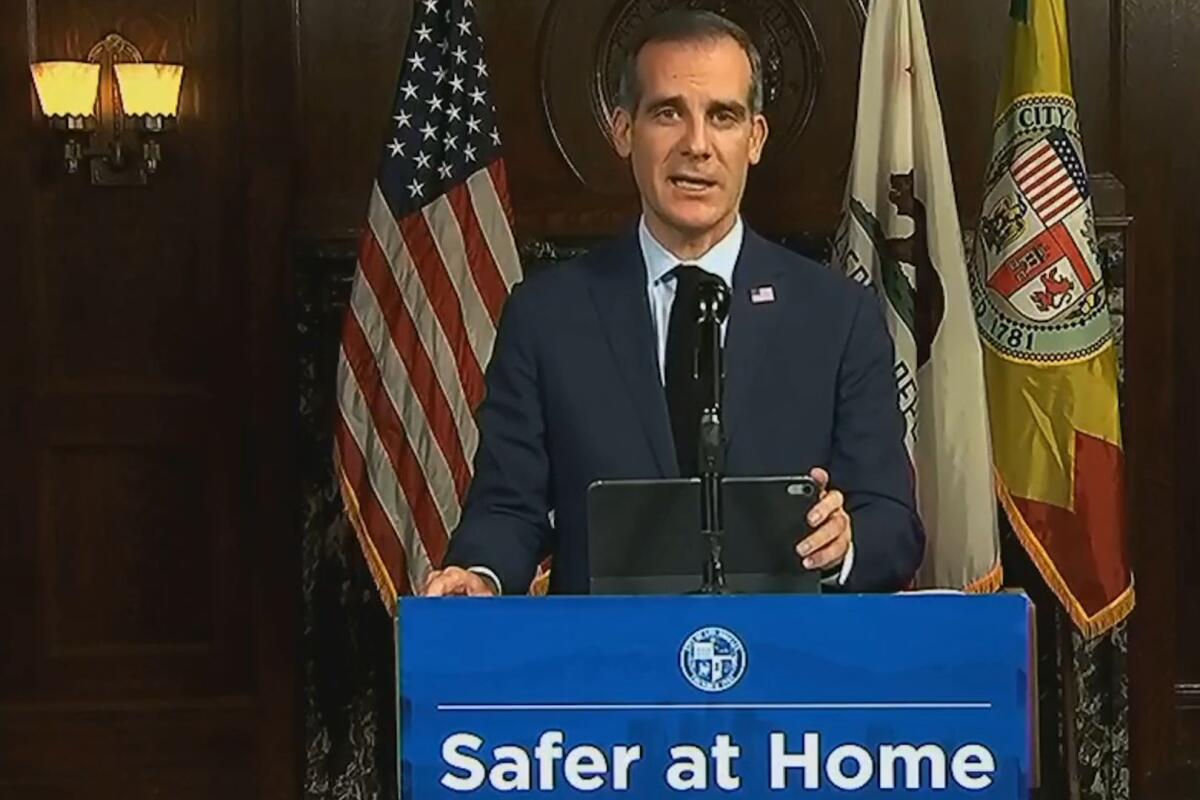 A judge ordered that Mayor Eric Garcetti be deposed in a case filed by an LAPD officer