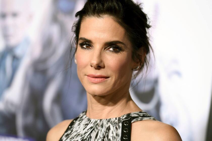 FILE - This Oct. 26, 2015 file photo shows actress Sandra Bullock arrives at the premiere of "Our Brand is Crisis" in Los Angeles. A man arrested inside Sandra Bullock's home in 2014 has pleaded no contest to stalking the Oscar-winning actress and breaking into her home. Joshua James Corbett entered the plea Wednesday, May 24, 2017 in a Los Angeles courtroom and was ordered to continue treatment at a mental health facility. (Photo by Richard Shotwell/Invision/AP, File)