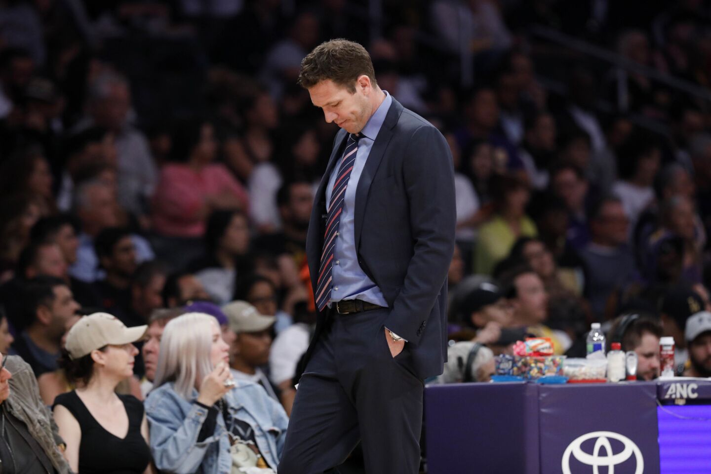 Lakers head coach Luke Walton.