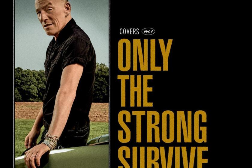 This cover image released by Columbia Records shows "Only the Strong Survive" by Bruce Springsteen, releasing Nov. 11. (Columbia Records via AP)