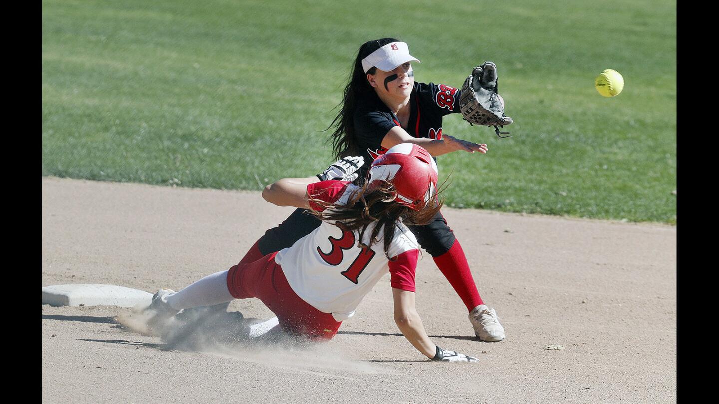 Photo Gallery: Burroughs vs. Glendale in Pacific League softball