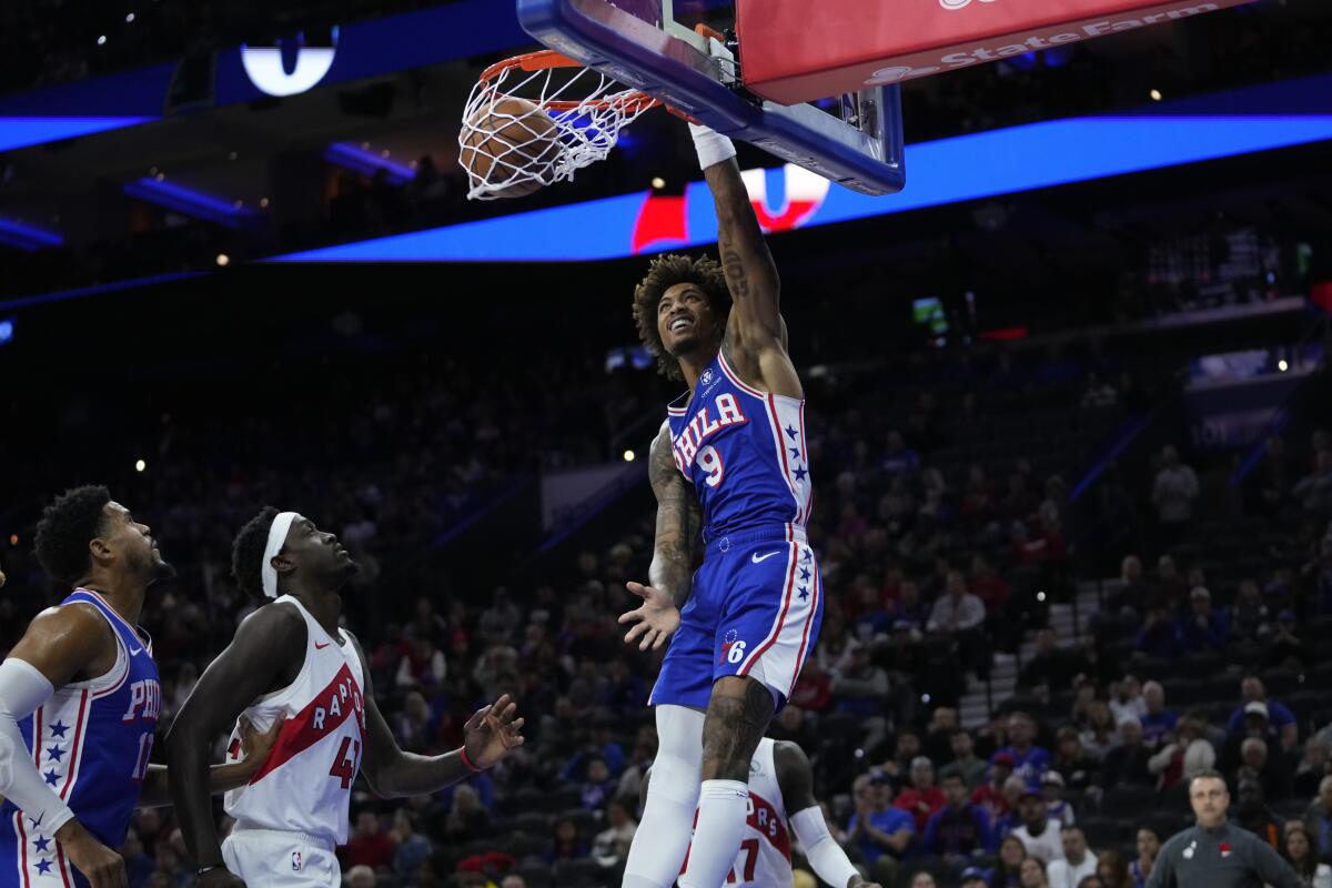 76ers guard Kelly Oubre Jr. returns to team's practice facility 3 days ...