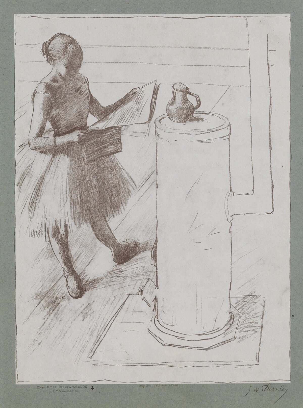 Edgar Degas, Danseuse Pres de la Poele