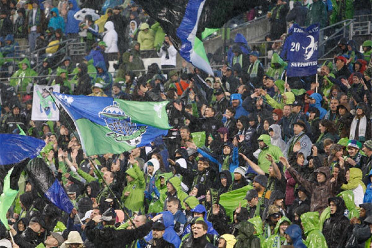The Seattle Sounders drew a Major League Soccer-record of 43,144 fans per game to Century Link Field this season.