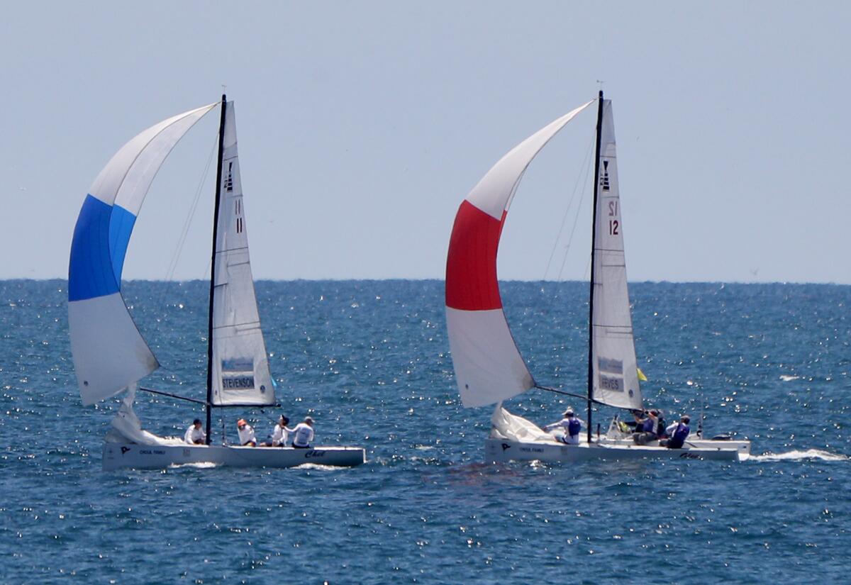 USA's Cameron Feves, right, goes against New Zealand's Jordan Stevenson, left, during the 53rd annual Governor's Cup.