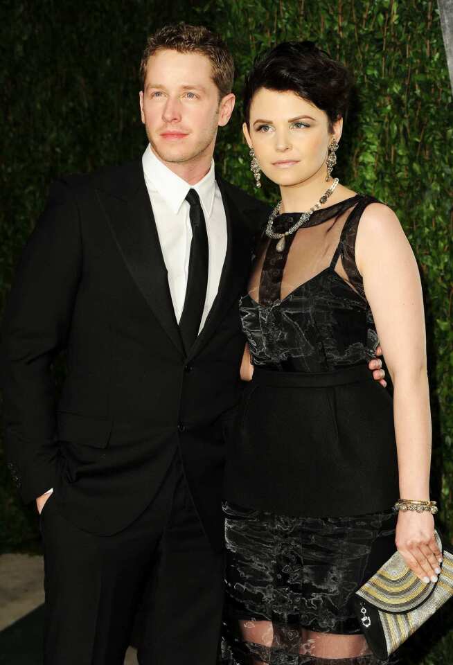 "Once Upon a Time" actors Josh Dallas, left, and Ginnifer Goodwin.