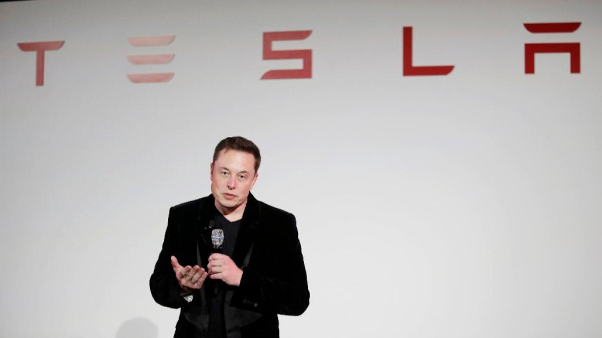 Tesla Motors CEO Elon Musk, shown in 2015, said last week was “one of the worst weeks ever, really.”