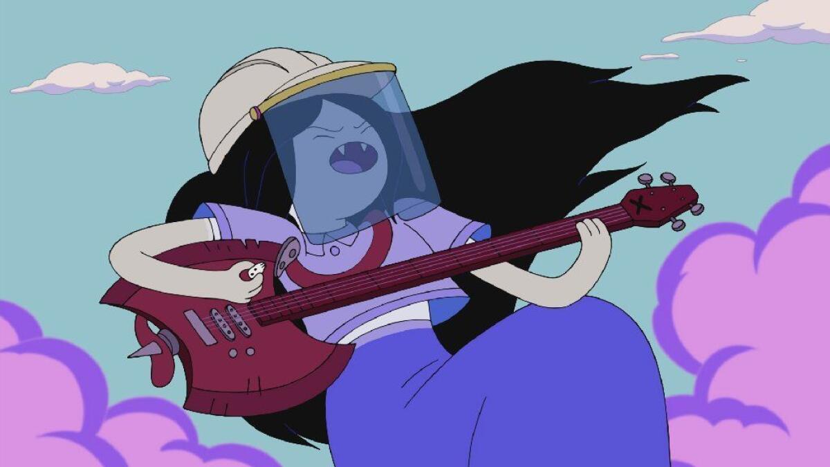 Marceline sings a cover of Mitski's "Francis Forever." in "The Music Hole" "Adventure Time episode.