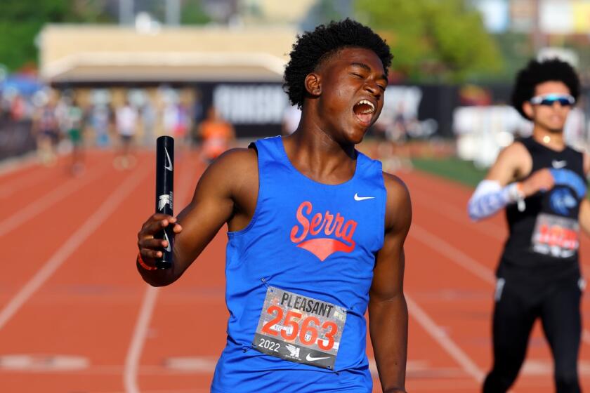 Rodrick Pleasant of Gardena Serra has used his blazing track speed to his benefit as a top cornerback.