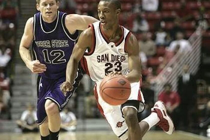 DJ Gay during his time at San Diego State University.
