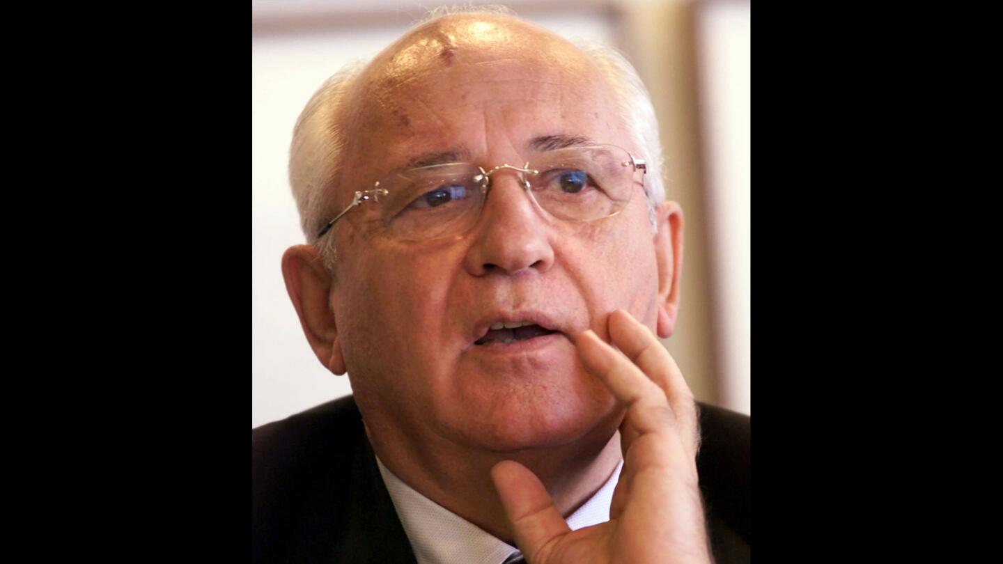 Soviet President Mikhail S. Gorbachev was awarded the peace prize for his role in ending the Cold War, bringing historic changes to Europe and promoting international disarmament.