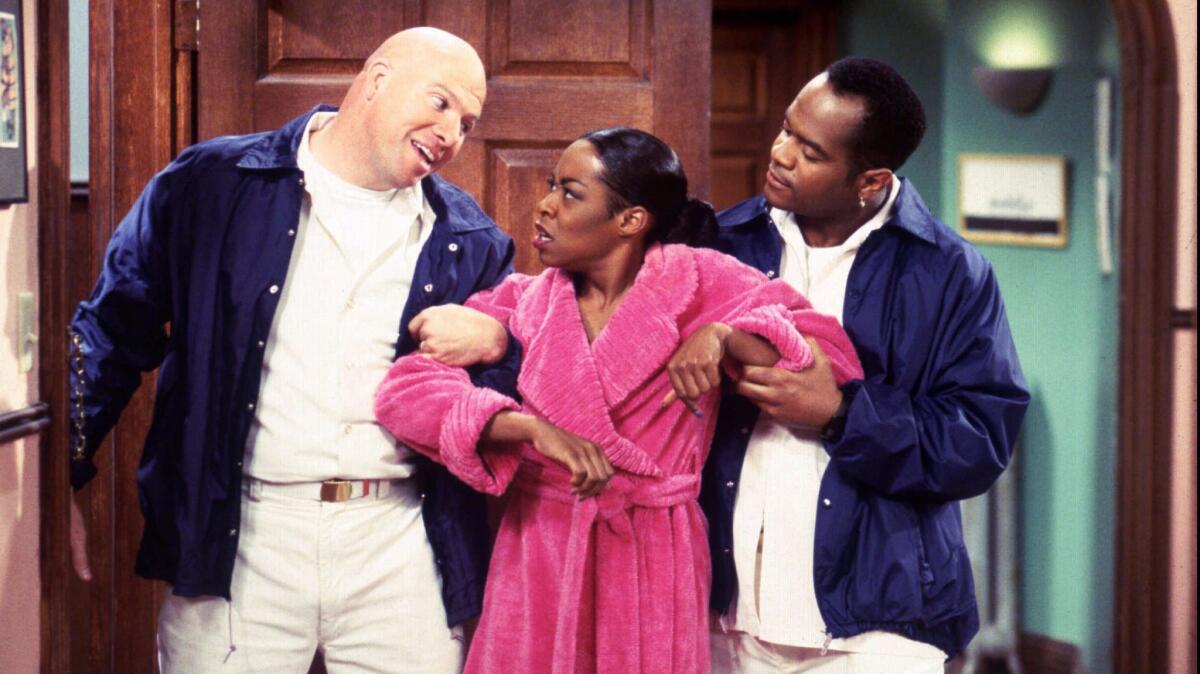Tichina Arnold with John Grantham, left, and Eric Payne in a 1997 episode of "Martin." (Kassa Zakadi / 20th Century Fox)
