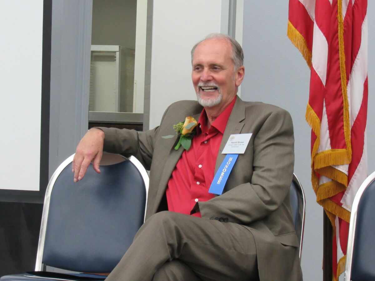 Harold Brown, CEO of the East County Transitional Living Center, was named the 2019 El Cajon Citizen of the Year and honored at a luncheon on Feb. 10 at the Ronald Reagan Community Center.