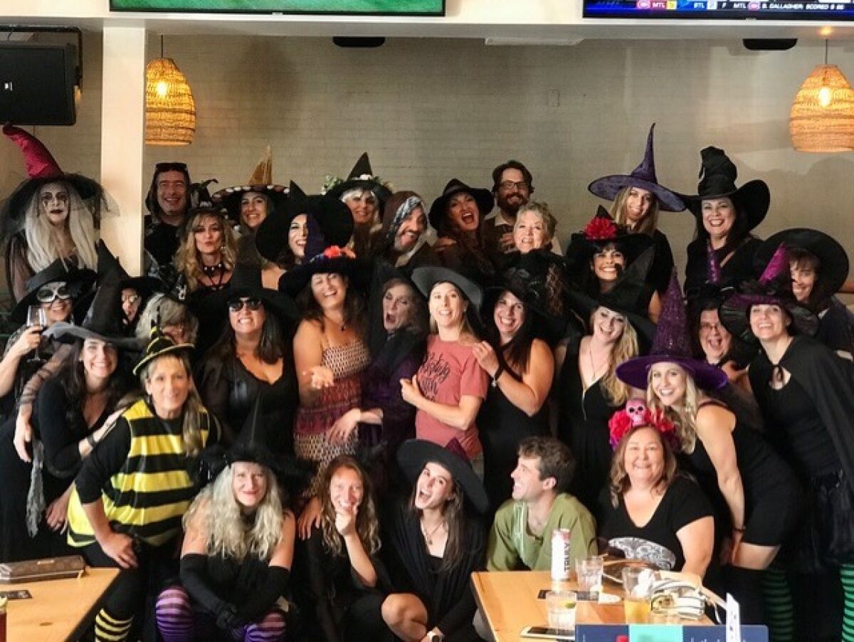 Participants at the 2019 ‘Those Witches Be Crazy’ pub crawl.