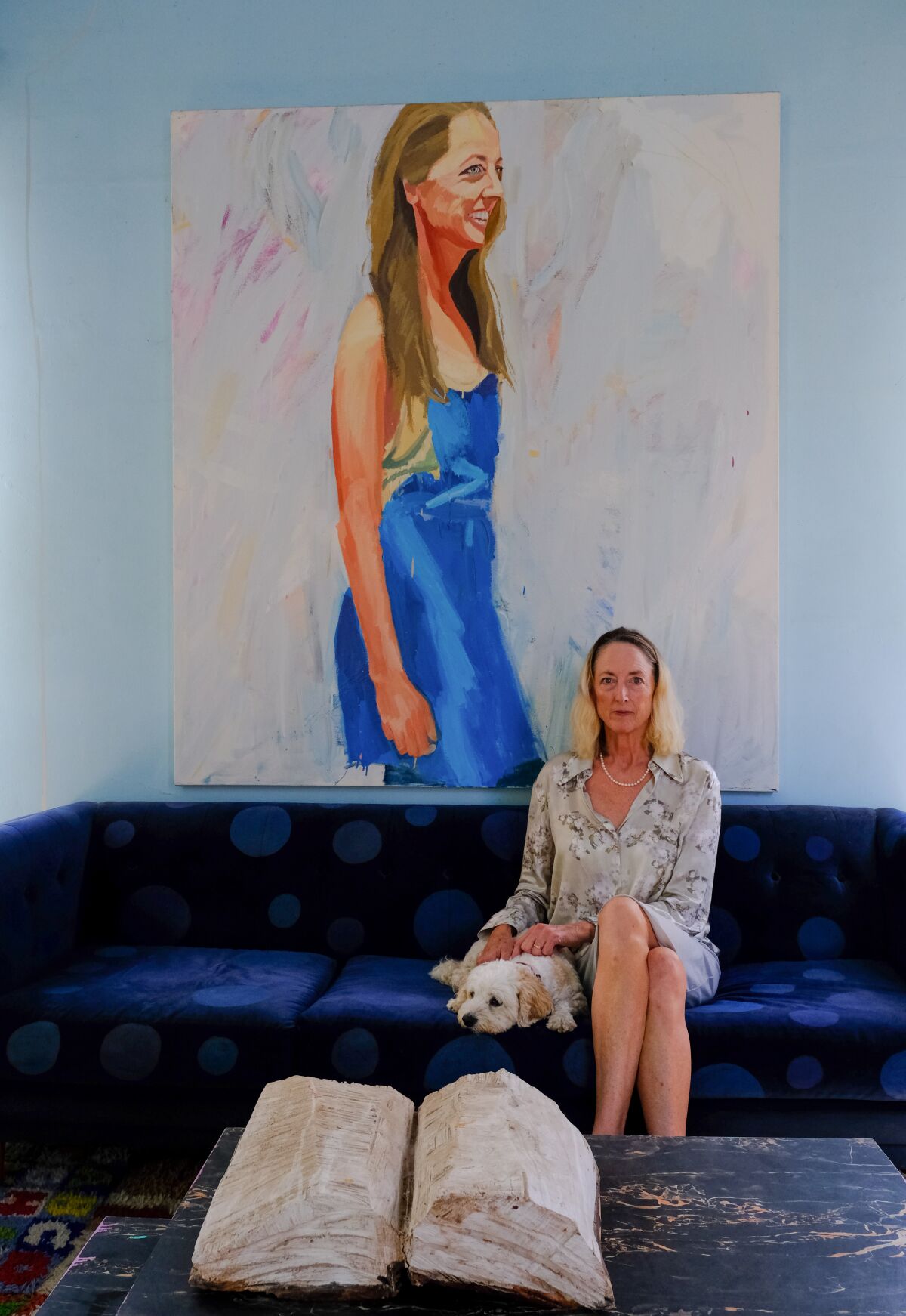 Encinitas artist Jean Lowe, who has a new exhibit called "Swank" at Quint Gallery in La Jolla.