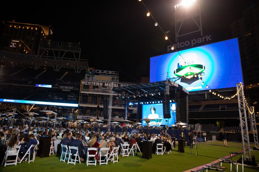 This year's Founders Gala at Petco Park.