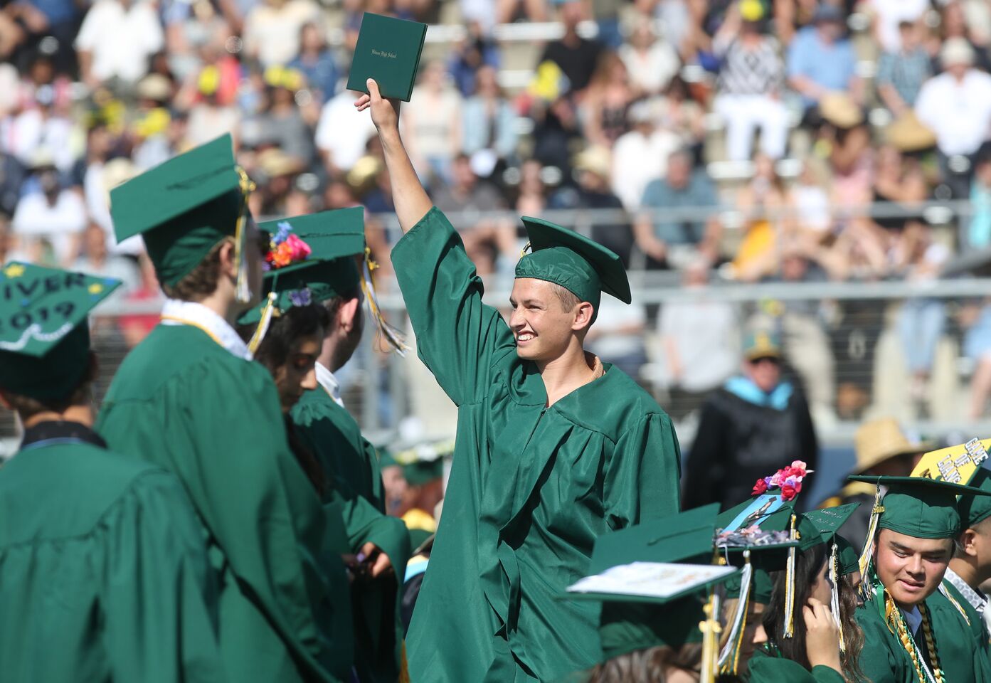 Photo Gallery Edison High School graduation ceremony Los Angeles Times