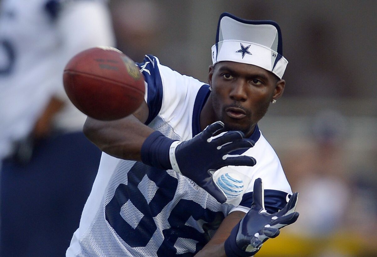Receiver Dez Bryant, now with the Dallas Cowboys, was suspended for most of the 2009 college season with Oklahoma State for lying about having dinner with Deion Sanders.