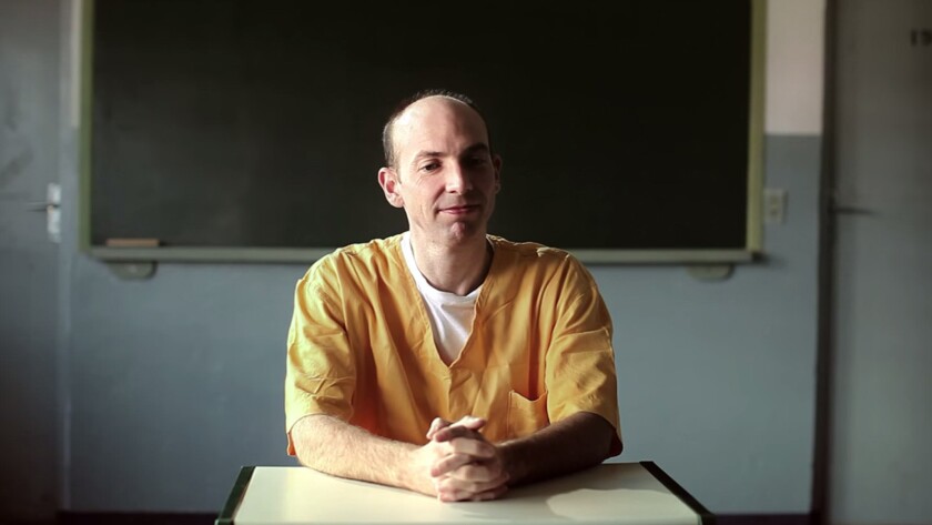 Chris Kirk, an American prisoner in Brazil, is shown in the documentary "I Touched All Your Stuff."