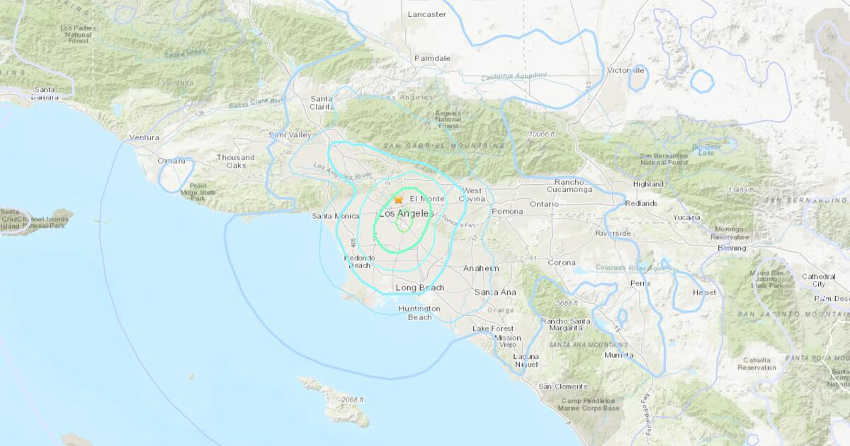 4.4 magnitude earthquake rattles Los Angeles, felt over wide area