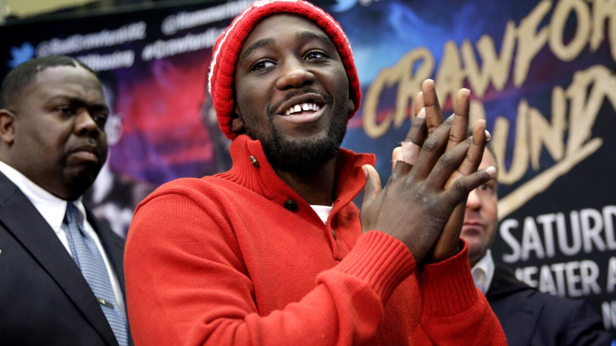 Terence Crawford has an upcoming fight title fight against Egidijus Kavaliauskas on Dec. 14 at Madison Square Garden