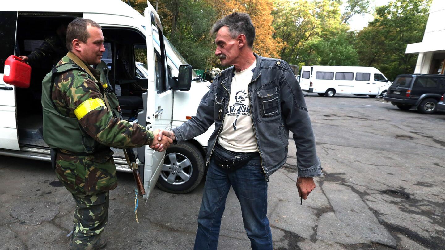 A Ukrainian minibus driver's unexpected tour of duty