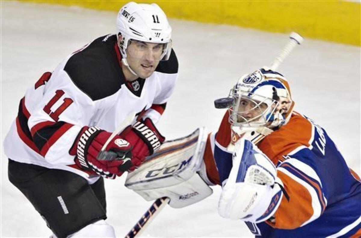 Devils rally past Oilers late in 3rd period with 2 goals in 7 seconds