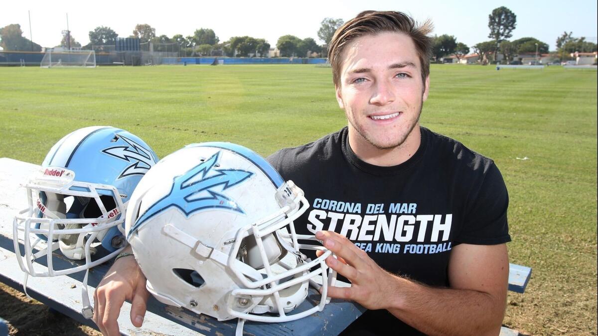 Tristen Troutman had five tackles, one sack and two quarterback hurries in Corona del Mar High's 49-17 win at Camarillo in the CIF Southern Section Division 4 semifinals on Nov. 16.