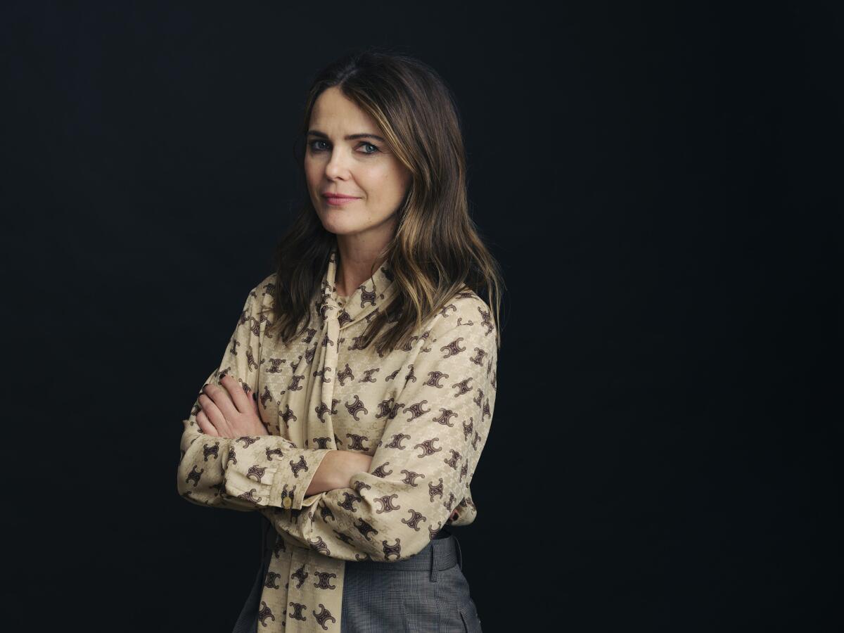 Keri Russell poses for a portrait to promote "The Diplomat" on Friday, April 14, 2023, in New York. (Photo by Drew Gurian/Invision/AP)