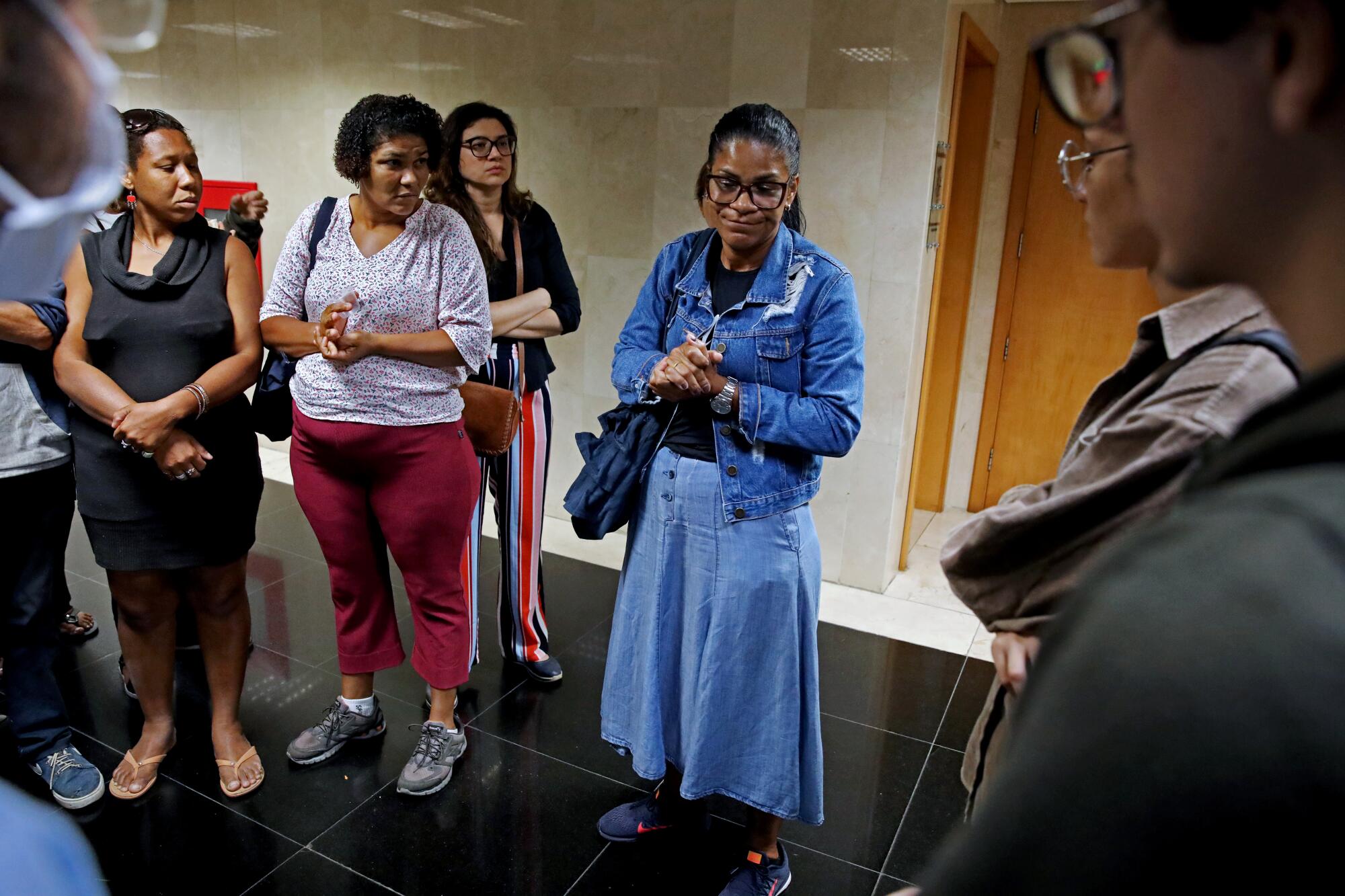 A group of women in a room.